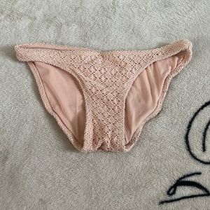 Pink bathing suit bottom
